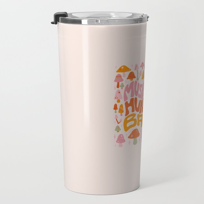 Mushroom Hunting Babe Travel Mug Gallery Image 3