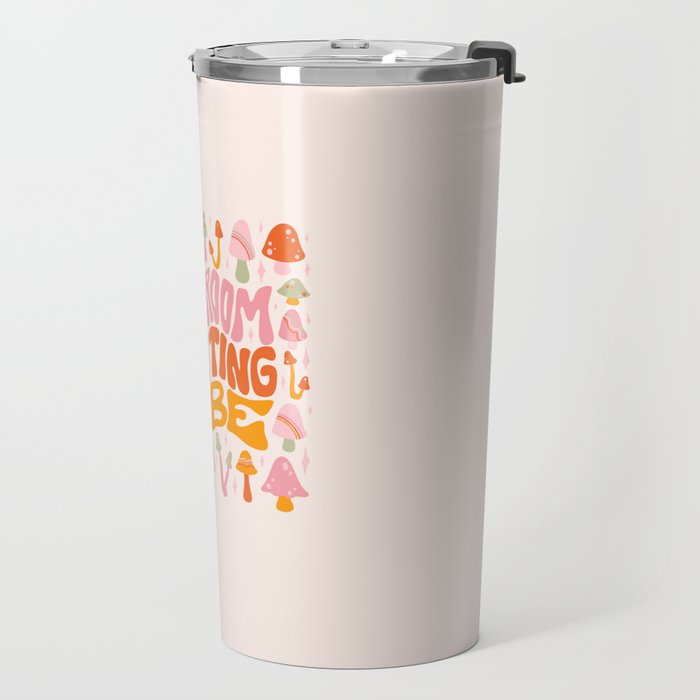 Mushroom Hunting Babe Travel Mug Gallery Image 2