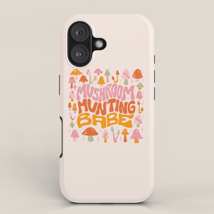 Mushroom Hunting Babe iPhone Case Gallery Image 1