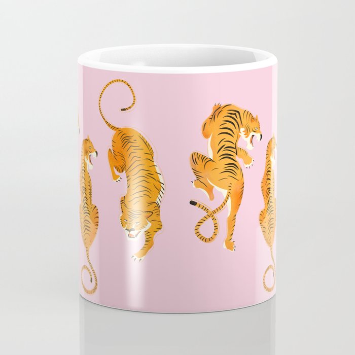 Three fierce tigers Coffee Mug Gallery Image 4