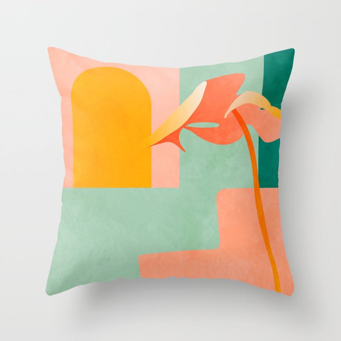 tropical geometry Throw Pillow Gallery Image 1