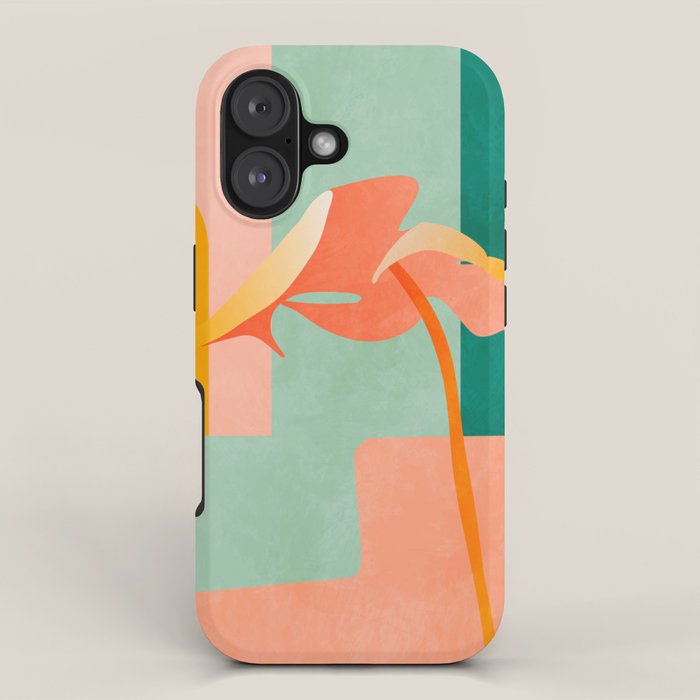 tropical geometry iPhone Case Gallery Image 1