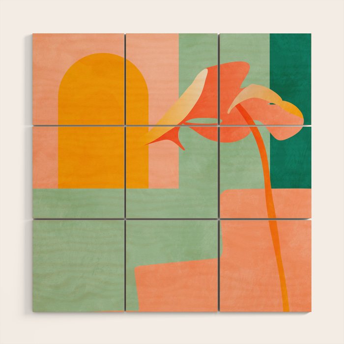 tropical geometry Wood Wall Art Gallery Image 1