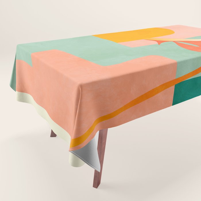 tropical geometry Tablecloth Gallery Image 1