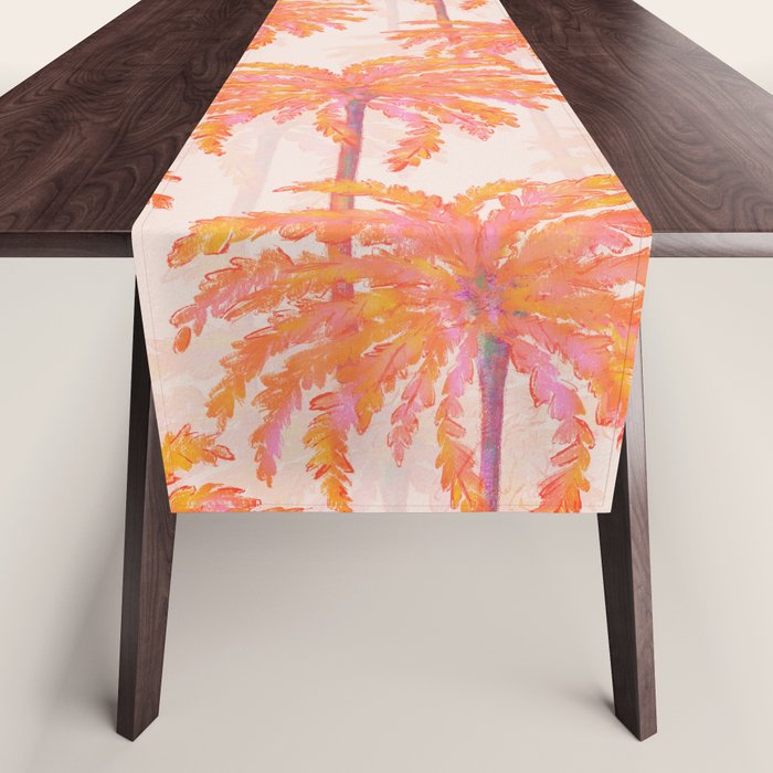 Sunset Palm Table Runner Gallery Image 1