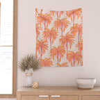 Sunset Palm Wall Tapestry Gallery Image 2
