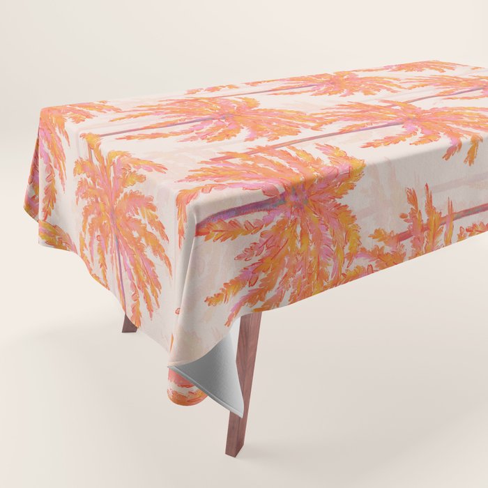 Sunset Palm Tablecloth Gallery Image 1