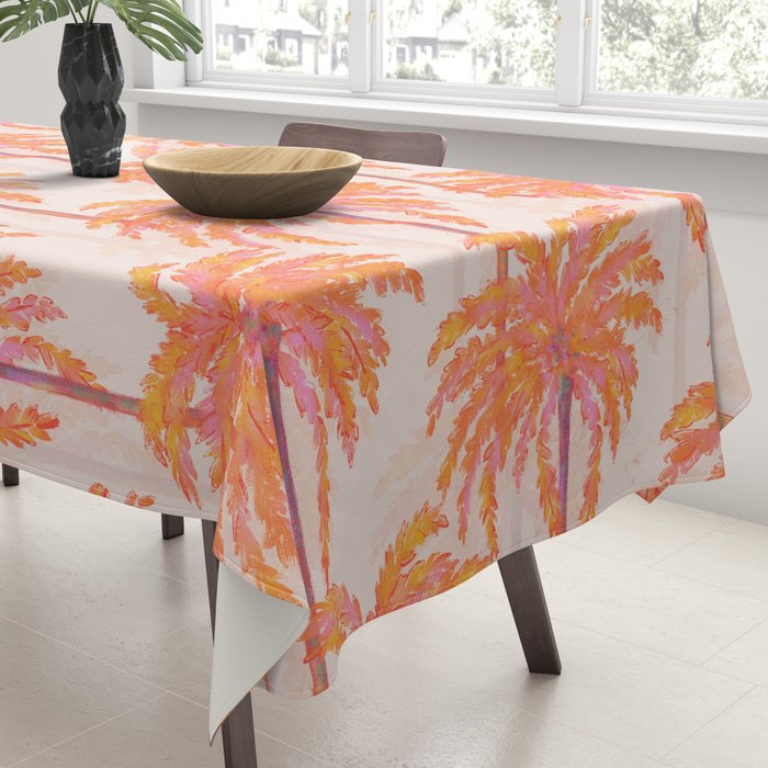 Sunset Palm Tablecloth Gallery Image 3