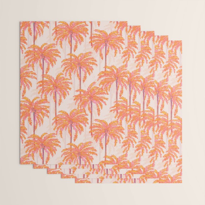 Sunset Palm Wrapping Paper Gallery Image 3