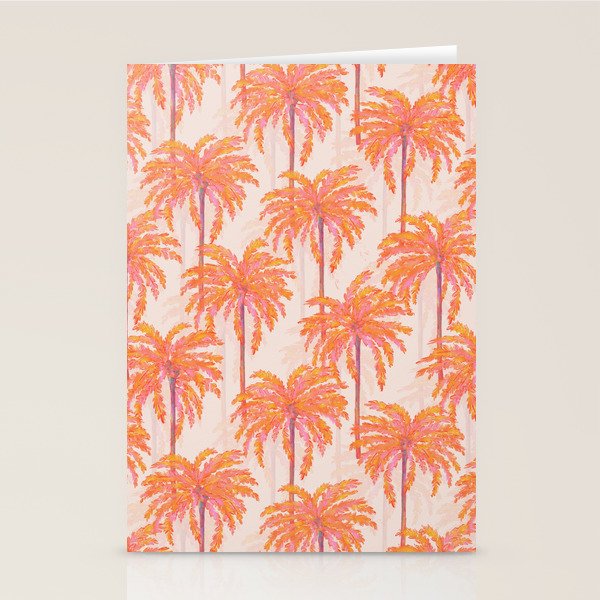Sunset Palm Stationery Card Gallery Image 1