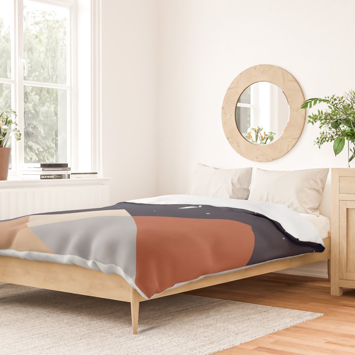 Cat Landscape 176 Hang on the Moon Duvet Cover Gallery Image 2