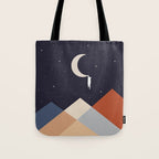 Cat Landscape 176 Hang on the Moon Tote Bag Gallery Image 1