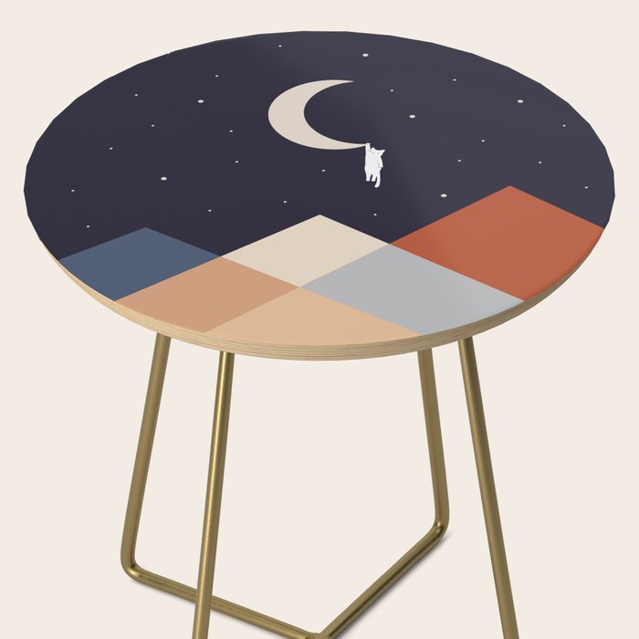 Cat Landscape 176 Hang on the Moon Side Table Gallery Image 2