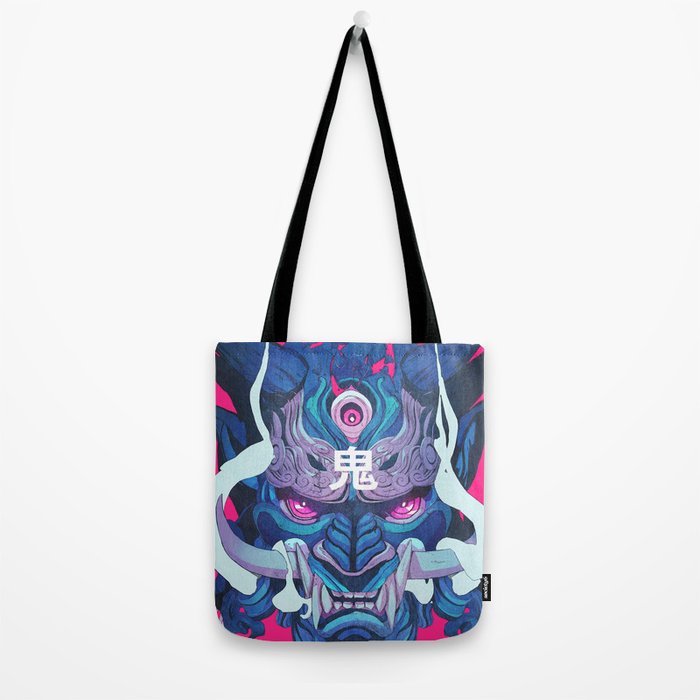 Oni Mask 01 Tote Bag Gallery Image 2