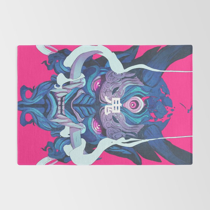 Oni Mask 01 Rug Gallery Image 2