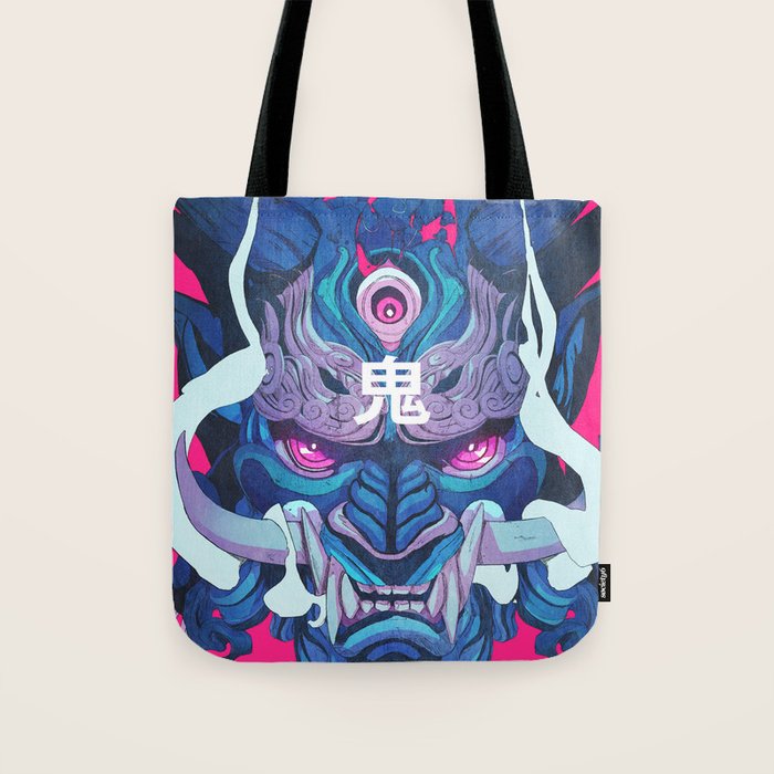 Oni Mask 01 Tote Bag Gallery Image 1