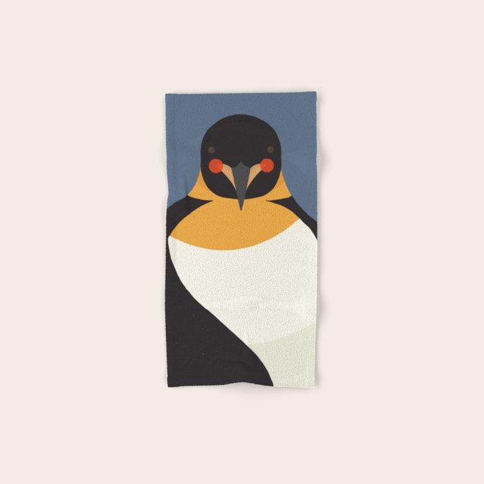 Emperor Penguin, Animal Portrait Bath Towel Gallery Image 1