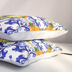 Summer,citrus,mosaic,lemon fruit,Mediterranean art Pillow Sham Gallery Image 3