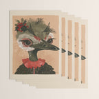 Festive Ostrich Wrapping Paper Gallery Image 3