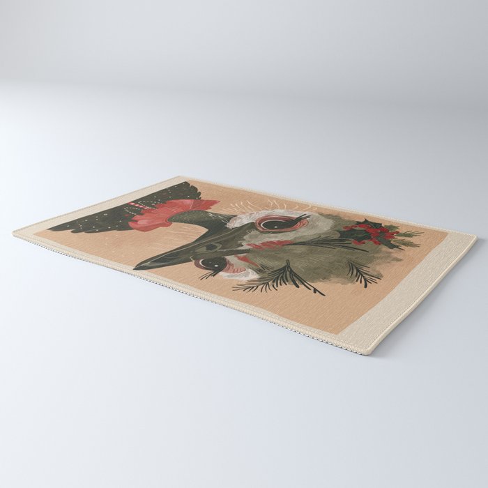 Festive Ostrich Rug Gallery Image 3