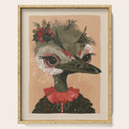 Festive Ostrich Serving Tray Gallery Image 1