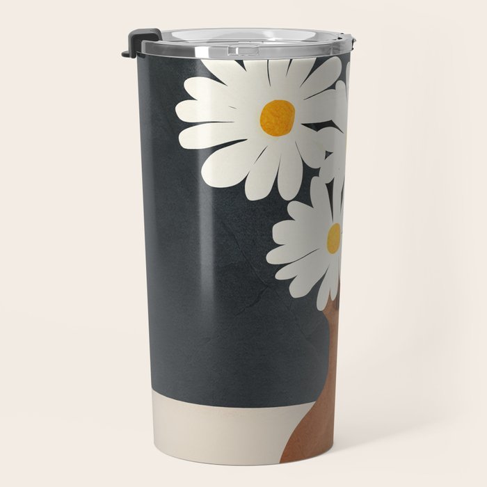 Flowers in a Vase 02 Travel Mug Gallery Image 3