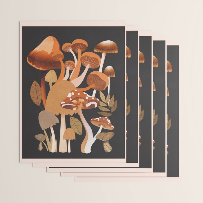 Mushrooms 1 Wrapping Paper Gallery Image 3
