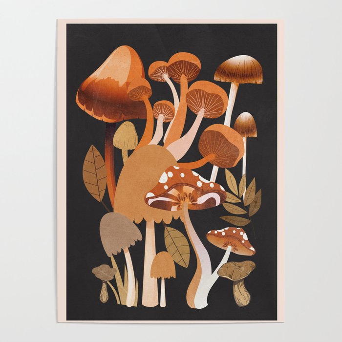 Mushrooms 1 Poster Gallery Image 4