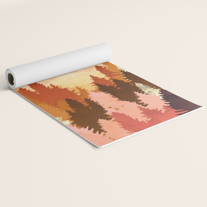 Autumn Forest Yoga Mat Gallery Image 2