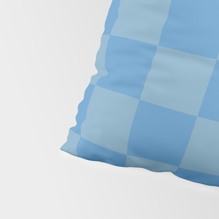 Seaside Blues Mixed Checker Pillow Sham Gallery Image 4