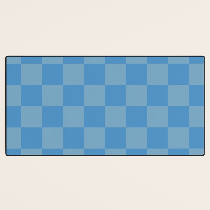 Seaside Blues Mixed Checker Desk Mat Gallery Image 3