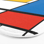 Mondrian De Stijl Modern Art Bath Mat Gallery Image 3
