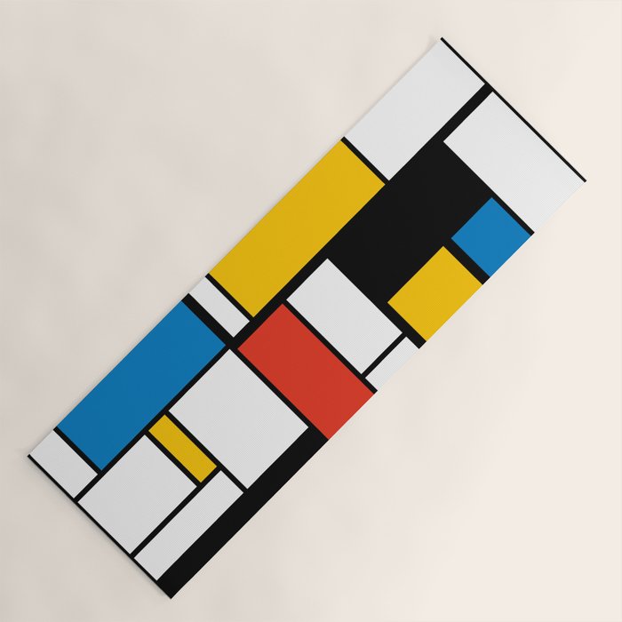 Mondrian De Stijl Modern Art Yoga Mat Gallery Image 1