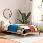 Mondrian De Stijl Modern Art Comforter Gallery Image 2