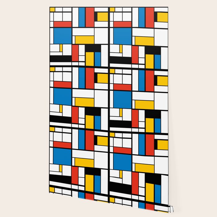 Mondrian De Stijl Modern Art Wallpaper Gallery Image 2