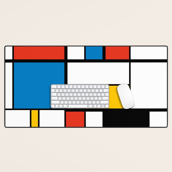 Mondrian De Stijl Modern Art Desk Mat Gallery Image 1
