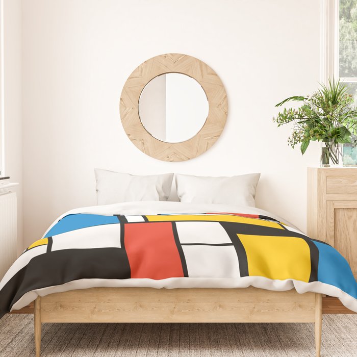 Mondrian De Stijl Modern Art Duvet Cover Gallery Image 3