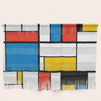 Mondrian De Stijl Modern Art Wall Hanging Gallery Image 1