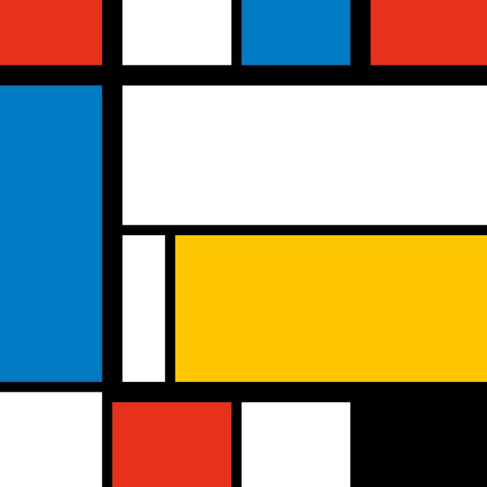 Mondrian De Stijl Modern Art Coffee Mug Gallery Image 2