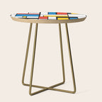 Mondrian De Stijl Modern Art Side Table Gallery Image 1