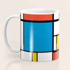 Mondrian De Stijl Modern Art Coffee Mug Gallery Image 3