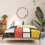 Mondrian De Stijl Modern Art Comforter Gallery Image 3