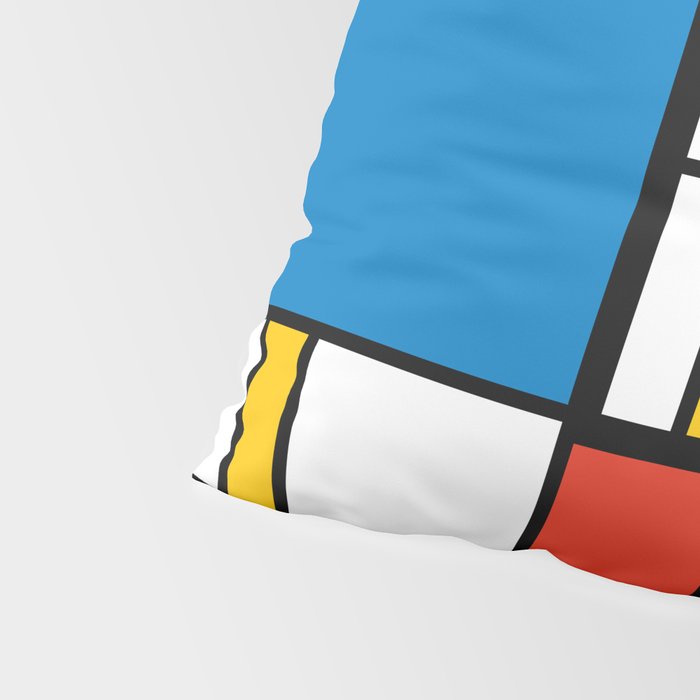 Mondrian De Stijl Modern Art Pillow Sham Gallery Image 4