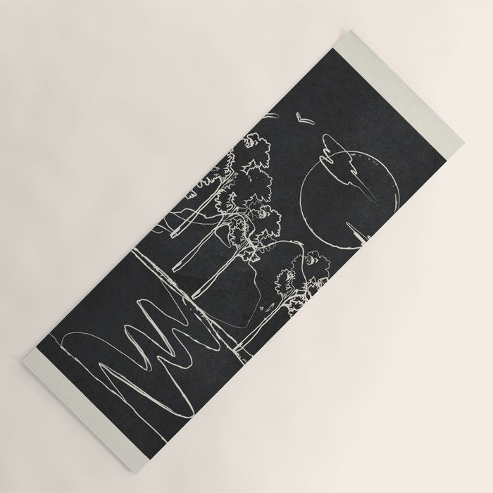 Minimalist Mountains 5 Yoga Mat Gallery Image 1