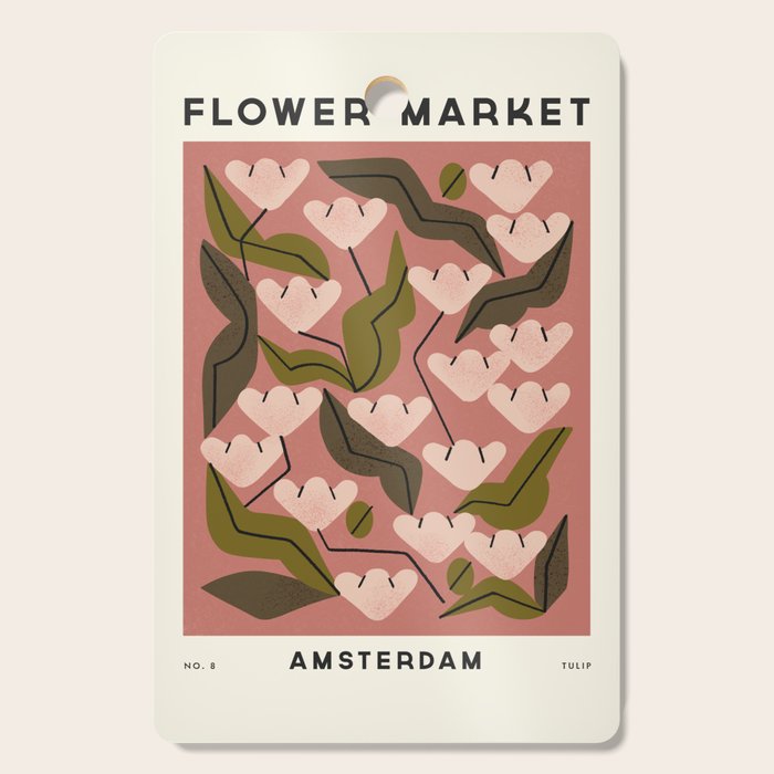 Flower Market No. 8 Cutting Board Gallery Image 1