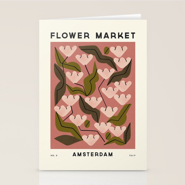 Flower Market No. 8 Stationery Card Gallery Image 1
