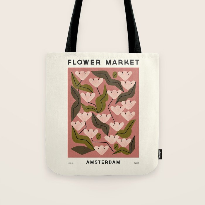 Flower Market No. 8 Tote Bag Gallery Image 1