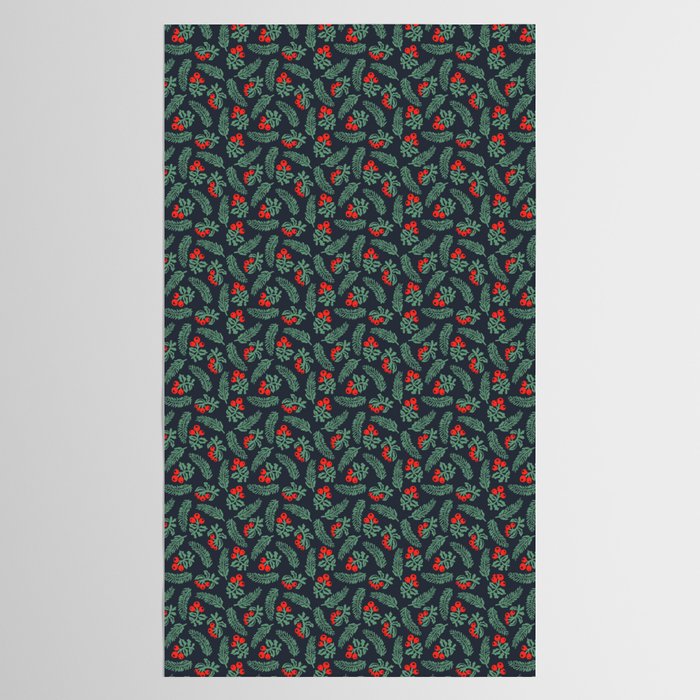 Christmas Greenery Tablecloth Gallery Image 2