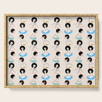 Retro Ladies Pattern Serving Tray Gallery Image 1