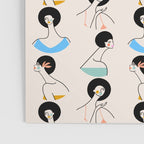 Retro Ladies Pattern Poster Gallery Image 3